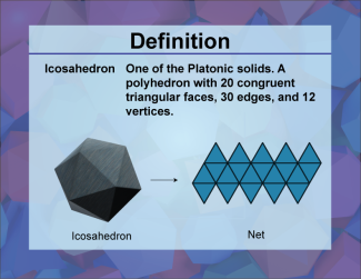 Video Definition 23--3D Geometry--Icosahedron--Spanish Audio