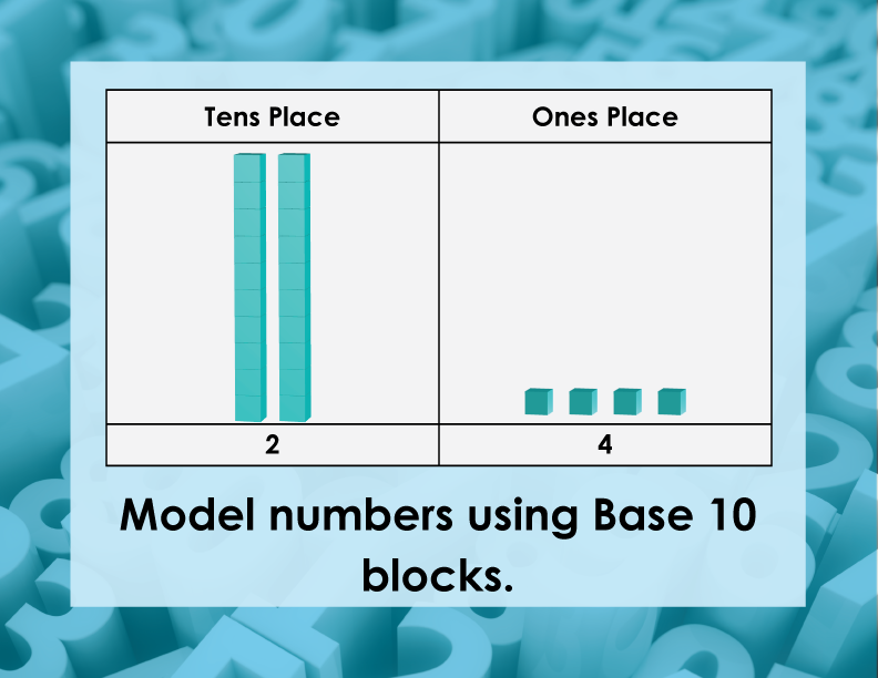 Math Clip Art--Base Ten Blocks, Image 4