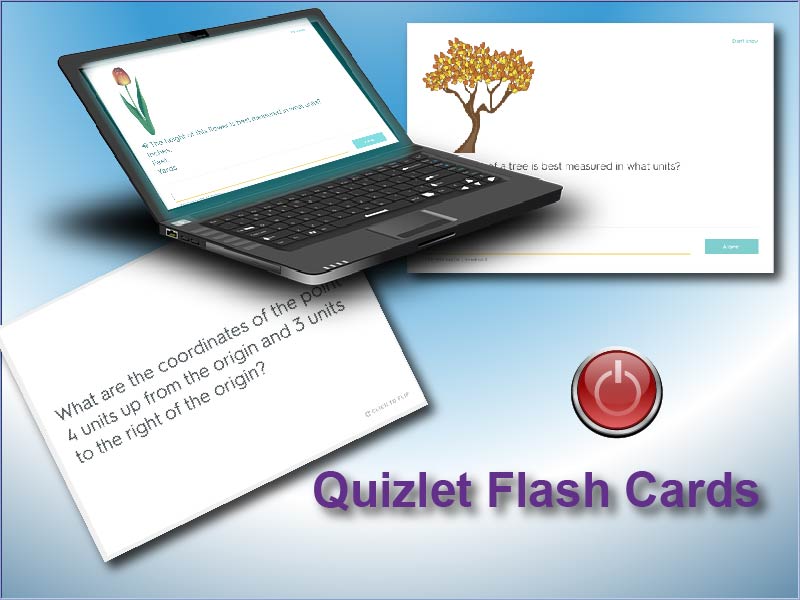 Quizlet Flash Cards: Multiplication Facts to 10, Set 01
