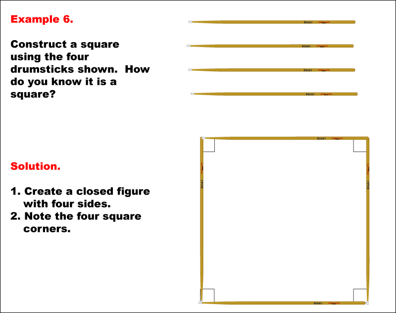 Math Example--Geometric Shapes--Constructing Geometric Shapes: Example 6