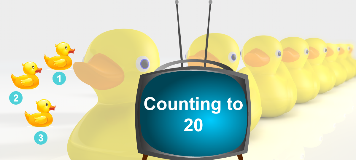 Closed Captioned Video: Counting to 20