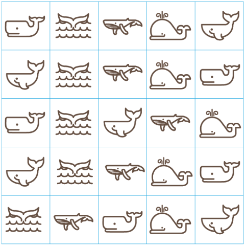 Math Clip Art--Counting Examples-- Counting and Sorting, Image 9