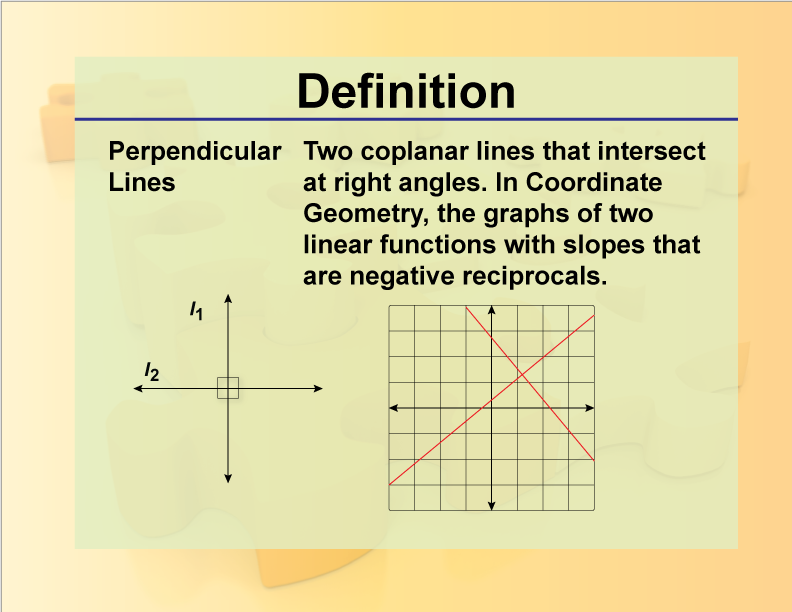 Definition--Geometry Basics--Perpendicular Lines