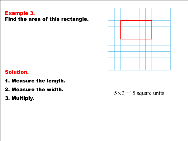 Math Example--Area and Perimeter--Rectangle Area--Example 3