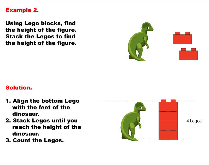 Math Example--Measurement--Measuring with Legos: Example 2