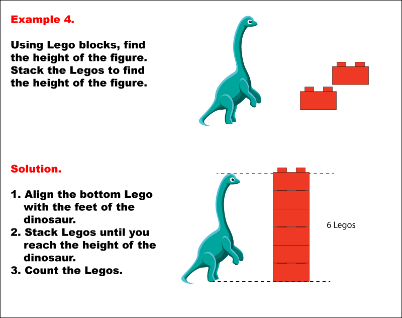 Math Example--Measurement--Measuring with Legos: Example 4