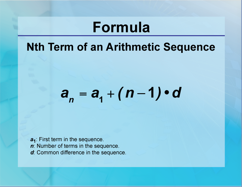 What is a term in a formula?