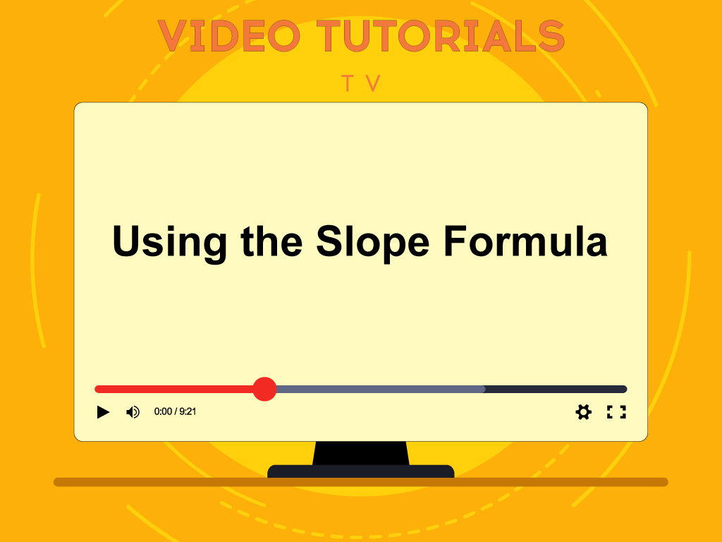 Video Tutorial: Using the Slope Formula: Example 3