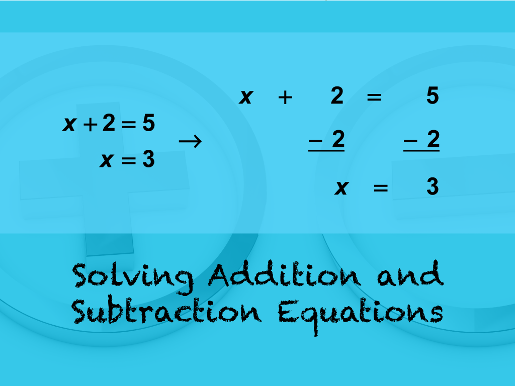 subtraction math equations