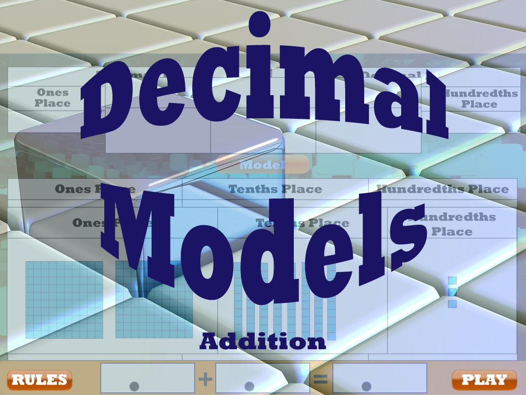 Math Simulation: Arithmetic: Decimal Models 2