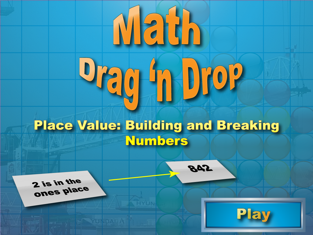 Interactive Math Game--DragNDrop Math--Arithmetic--Place Value, Building and Breaking Numbers