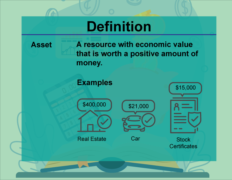 This is part of a collection of definitions on Financial Literacy. This defines the term asset.