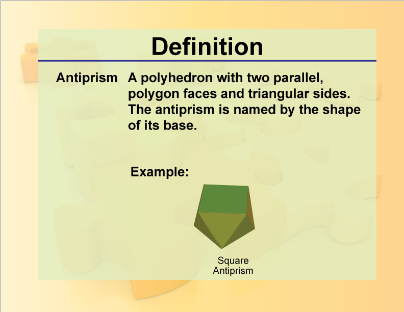 Definition--Geometry Basics--Antiprism