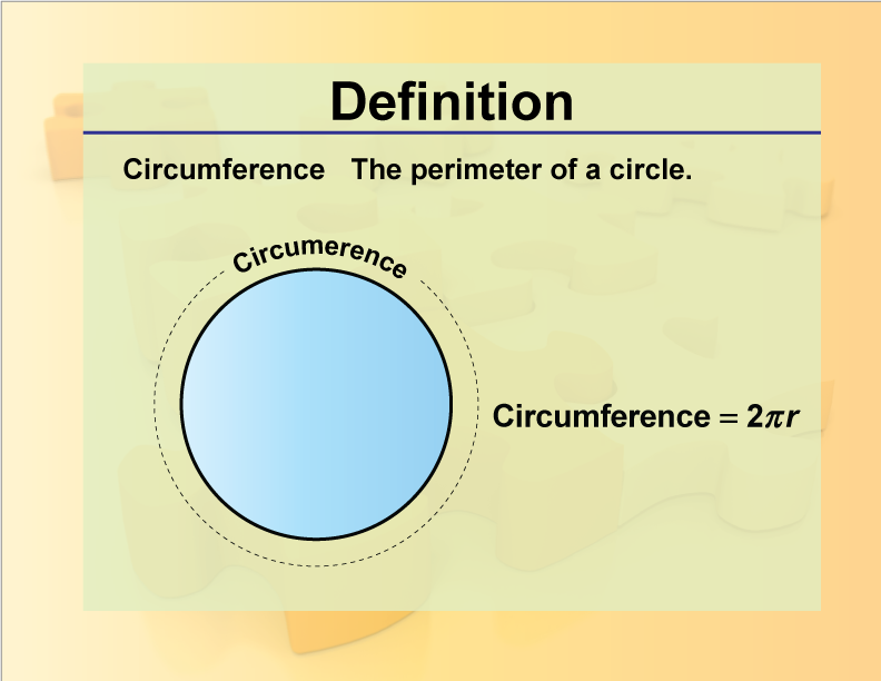 Definition--Geometry Basics--Circumference