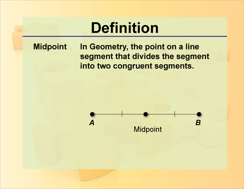 Definition--Midpoint | Media4Math
