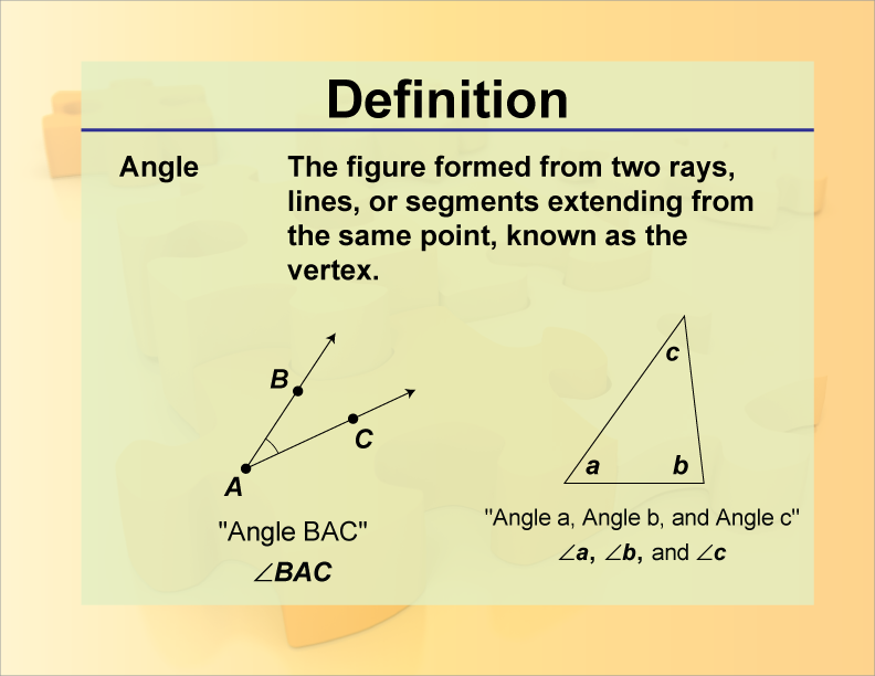 Definition--Angle Concepts--Angle
