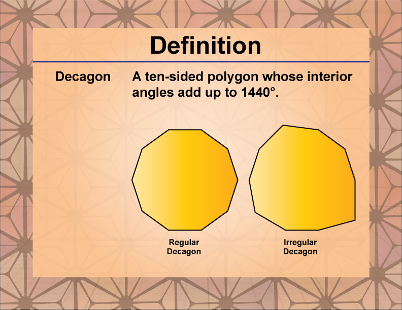 Definition--Polygon Concepts--Decagon