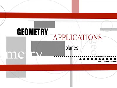 Closed Captioned Video: Geometry Applications: Angles and Planes, Segment 3: Planes