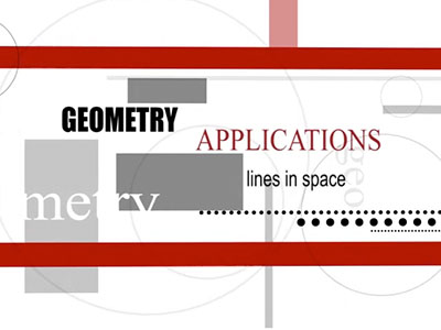 VIDEO: Geometry Applications: Points and Lines, Segment 3: Lines
