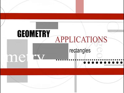 Closed Captioned Video: Geometry Applications: Quadrilaterals, Segment 2: Squares and Rectangles
