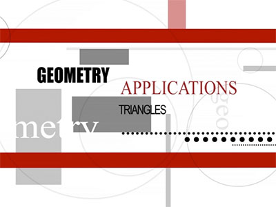 Closed Captioned Video: Geometry Applications: Triangles