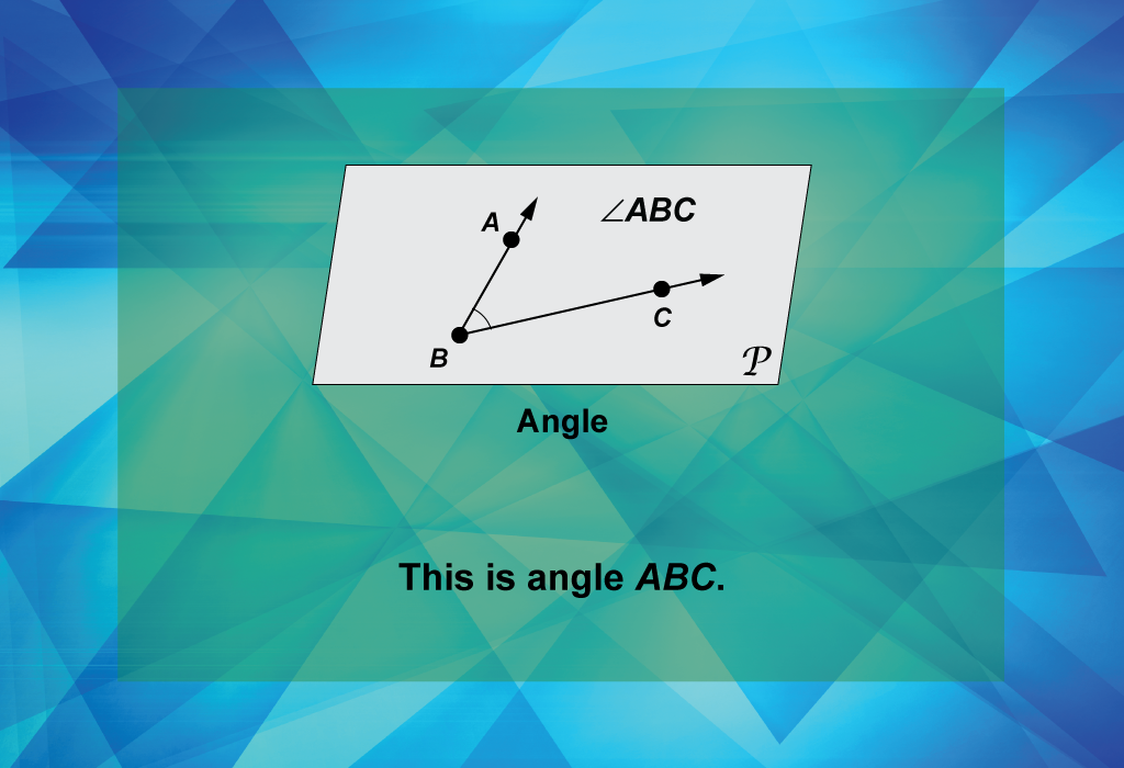 This is angle ABC.