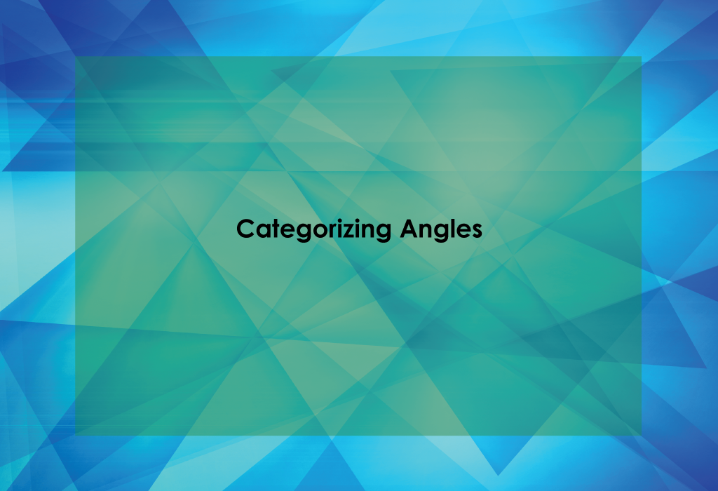 Categorizing Angles Title Card