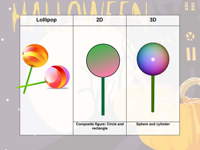 Holiday Math Clip Art--Halloween--Lollipop