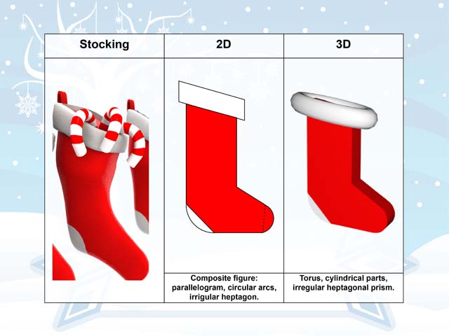 Holiday Math Clip Art--Stocking