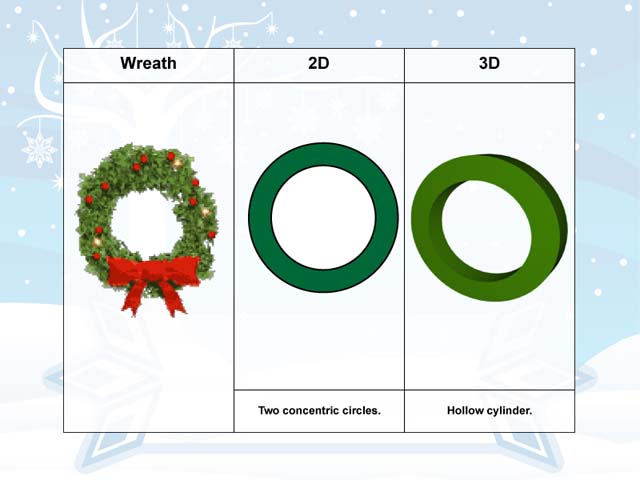Holiday Math Clip Art--Wreath