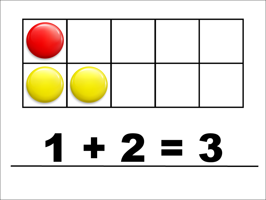 Math Clip Art--Number Models--Ten Frame--Modeling Sums within Ten, Image 2