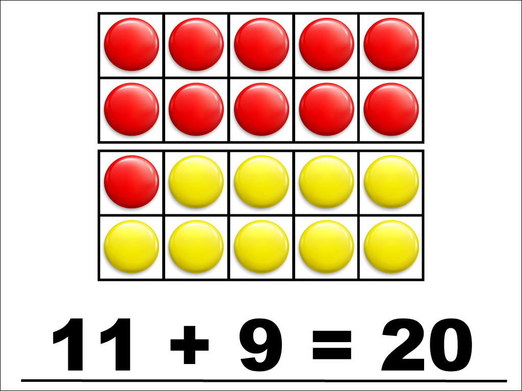 Math Clip Art--Number Models--Ten Frame--Modeling Sums within Twenty, Image 19