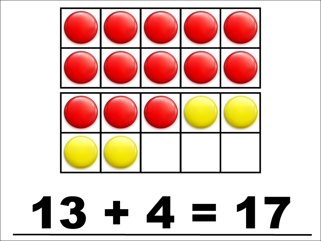 Math Clip Art--Number Models--Ten Frame--Modeling Sums within Twenty, Image 31