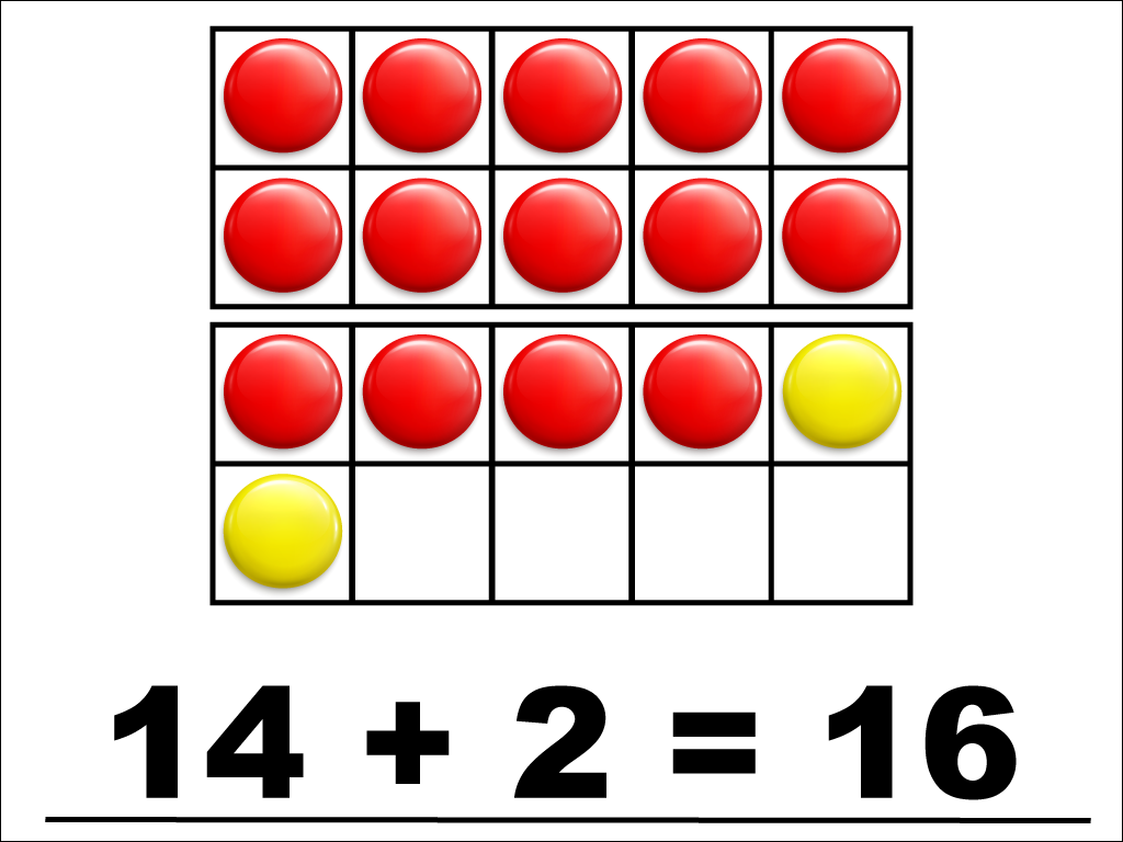 Math Clip Art--Number Models--Ten Frame--Modeling Sums within Twenty, Image 36