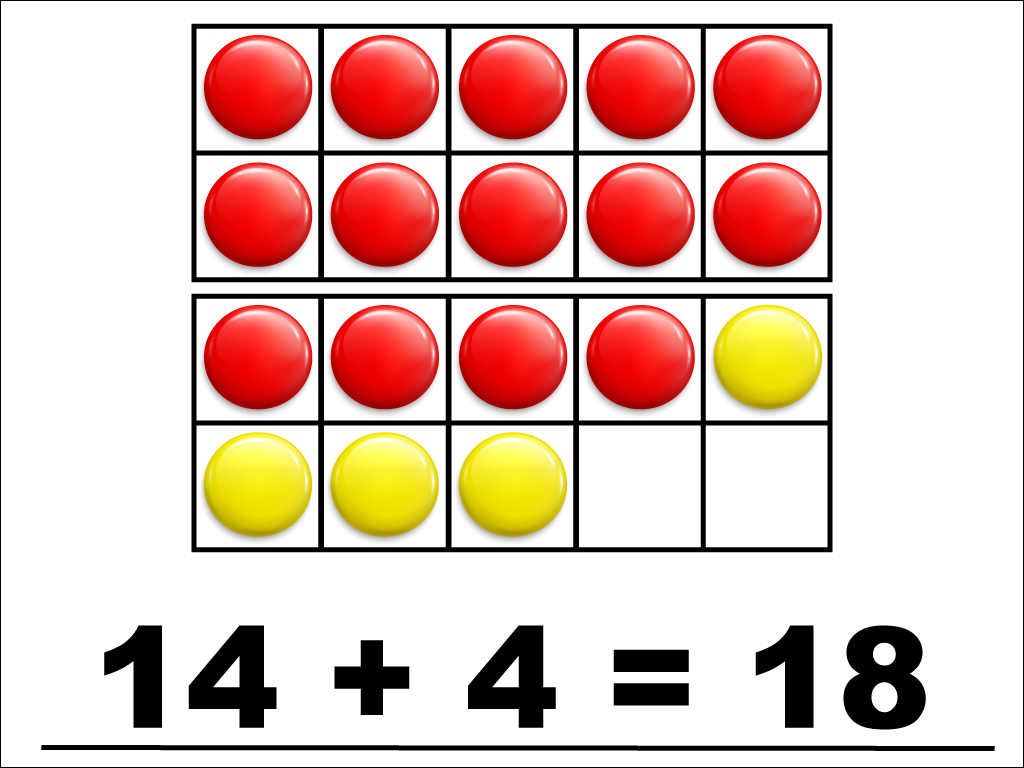 Math Clip Art--Number Models--Ten Frame--Modeling Sums within Twenty, Image 38
