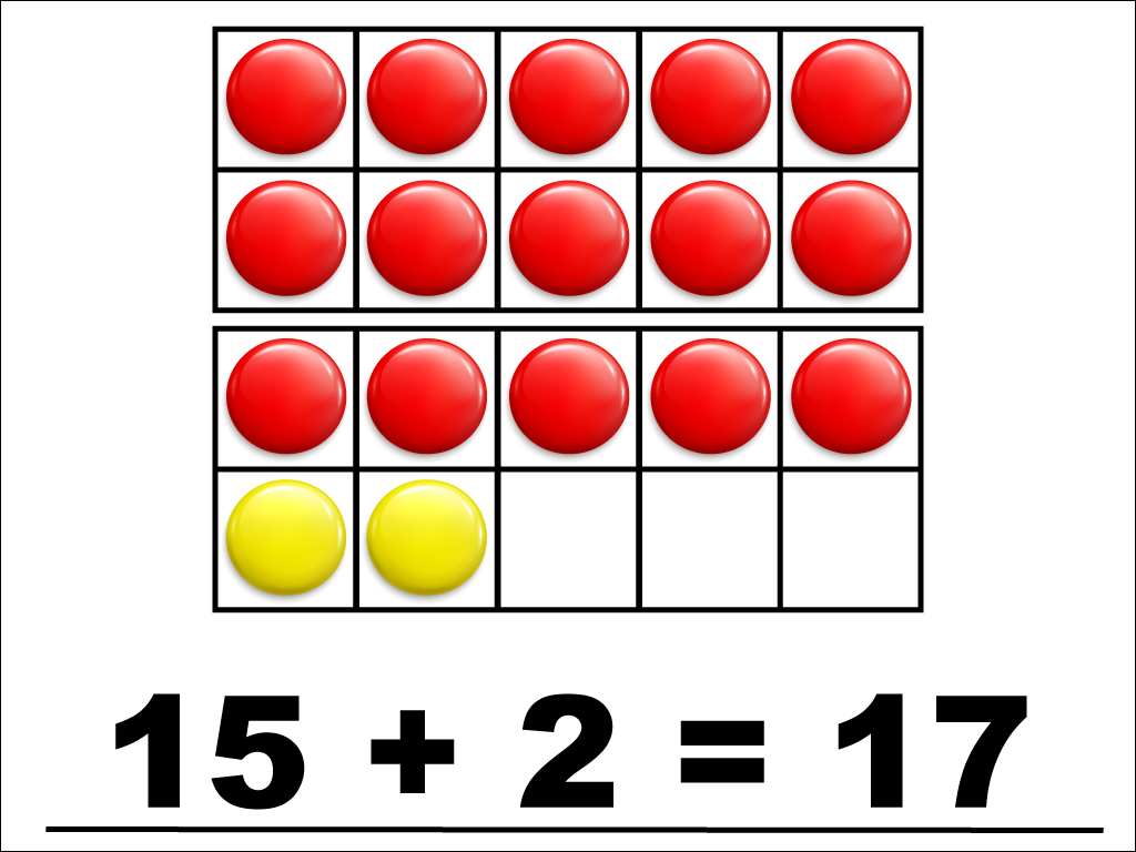 Math Clip Art--Number Models--Ten Frame--Modeling Sums within Twenty, Image 42