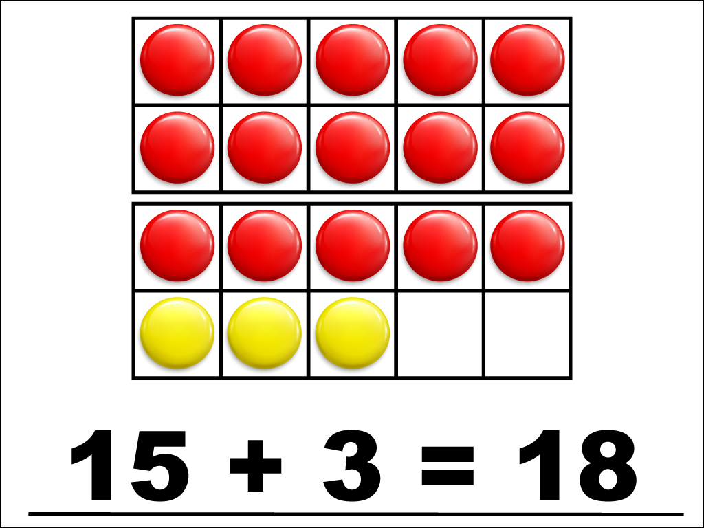 Math Clip Art--Number Models--Ten Frame--Modeling Sums within Twenty, Image 43