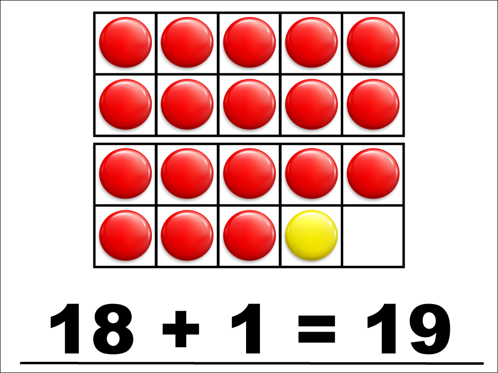 Math Clip Art--Number Models--Ten Frame--Modeling Sums within Twenty, Image 53