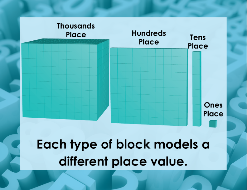 Math Clip Art Place Value Base Ten Blocks