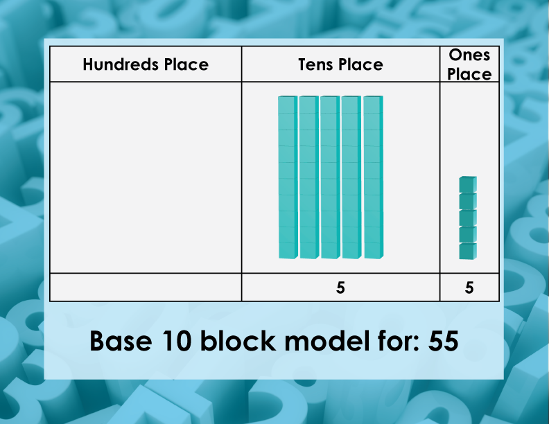 Math Clip Art--Base Ten Blocks, Image 39
