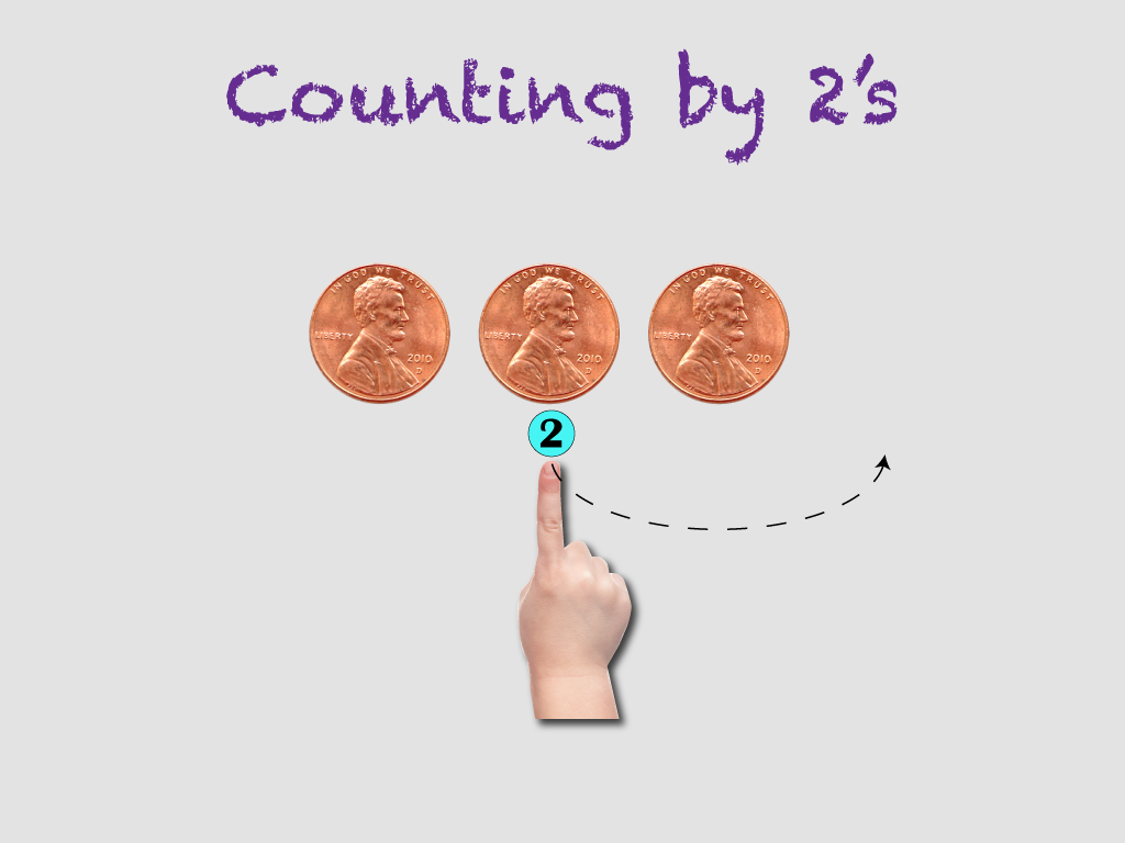 Math Clip Art--Counting Examples--Counting By Twos, Image 1