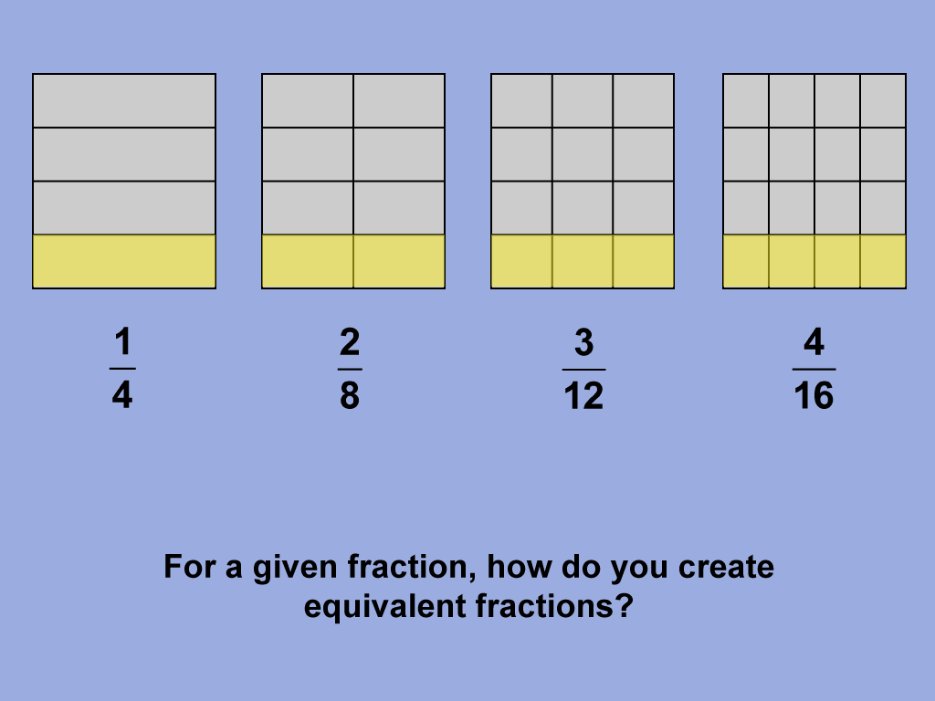 Math Clip Art--Fraction Concepts--Equivalent Fractions, Image 5