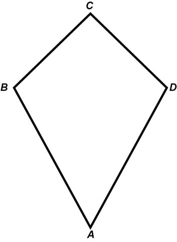 Math Clip Art--Geometry Concepts--Kite