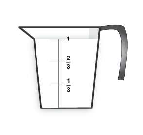 Math Clip Art--Measurement--Measuring Cups, Image 3