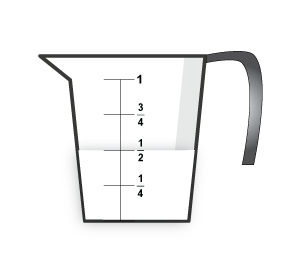 Math Clip Art--Measurement--Measuring Cups, Image 4