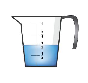 Math Clip Art--Measurement--Measuring Cups, Image 18