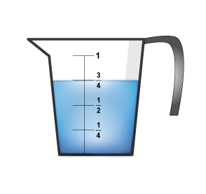 Math Clip Art--Measurement--Measuring Cups, Image 21