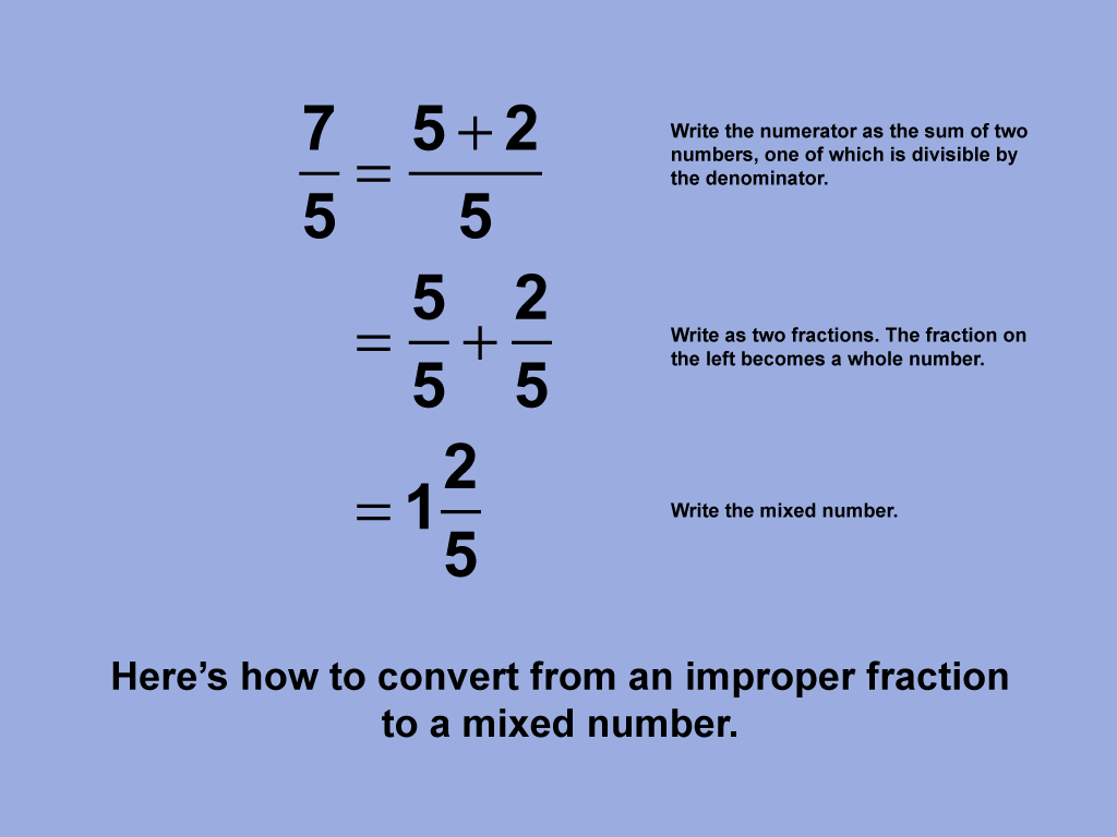 Math Clip Art--Fraction Concepts--Mixed Numbers, Image 7