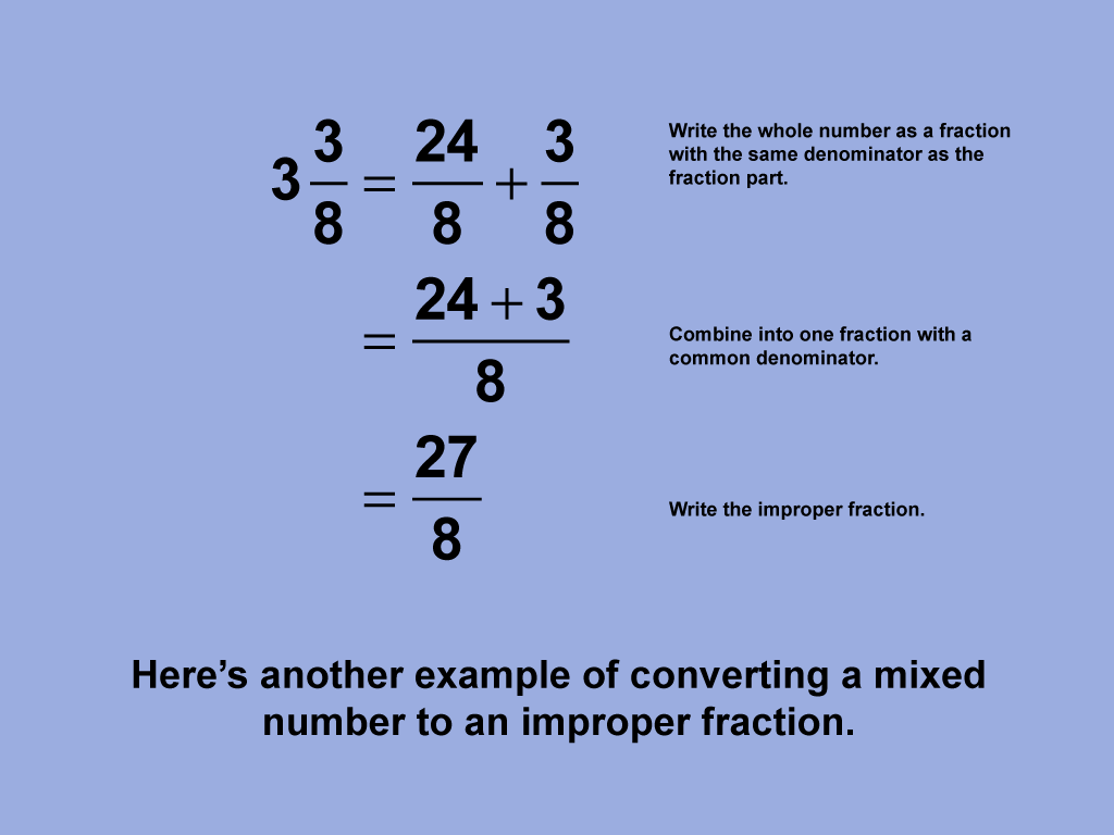 Math Clip Art--Fraction Concepts--Mixed Numbers, Image 11