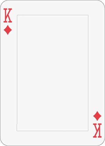 Math Clip Art--Playing Card: King of Diamonds